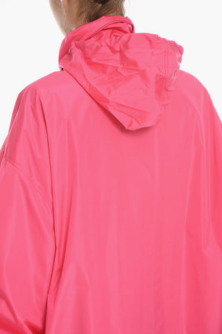 Removable Hood Oversized Windbreaker