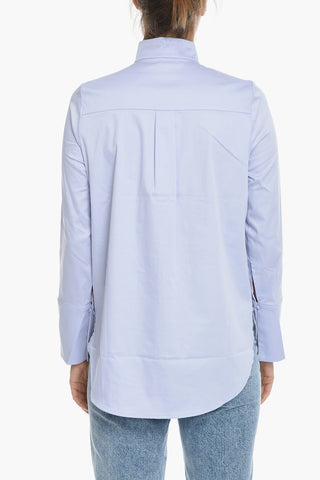 Cotton Blend DAVINA Shirt with Hidden Closure
