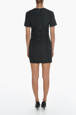 Ruched Short Sleeved Dress