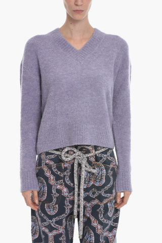Solid Color MILA V-Neck Sweater