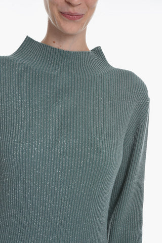 Cashmere Blend Maxi dress With Lurex Detailing
