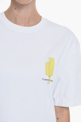 Crew-Neck SOUVENIR T-shirt with Print on the Back