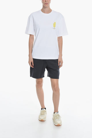 Crew-Neck SOUVENIR T-shirt with Print on the Back