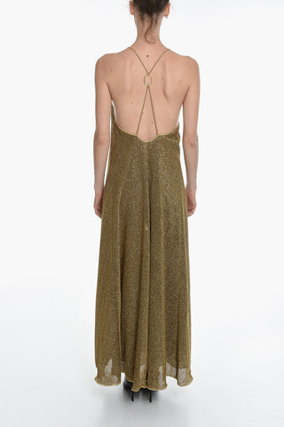 Halter Neck Lurex LUMIERE Maxi Dress