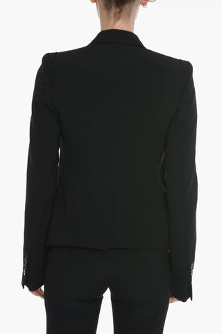 Slim Fit Single-breasted KRISTINA Blazer with Flap Pockets