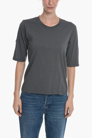 T-Shirt Girocollo in Tinta Unita