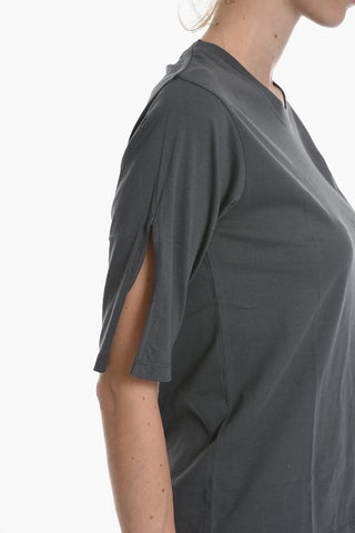 T-Shirt Girocollo in Tinta Unita
