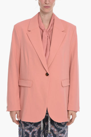 Giacca HAVEN Oversize a 1-Bottoni con Tasca ad Aletta
