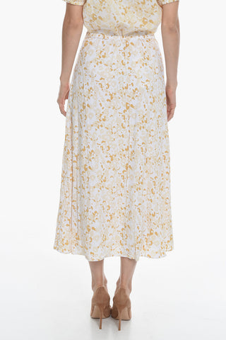 Maxi Ausgestellter Rock ANDINA Mit Blumenmuster