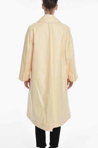 Double-breasted Trench Coat with Removable Padding