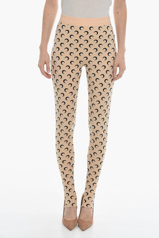 Leggings Elasticizzato MOON Con Stampa Allover