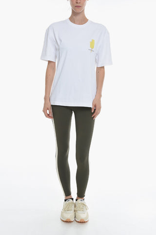 Contrasting Side Band RYTHMIQUE Sporty Pants
