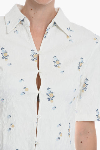 Jacquard Floral -Motif MARIAH Shirt