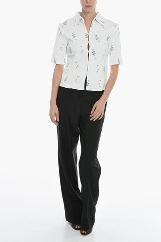 Jacquard Floral -Motif MARIAH Shirt