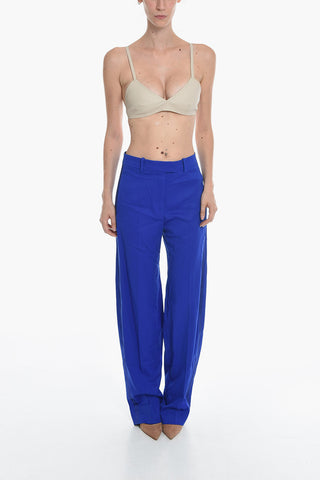 Pantaloni Balloon con Bande Laterali in Satin
