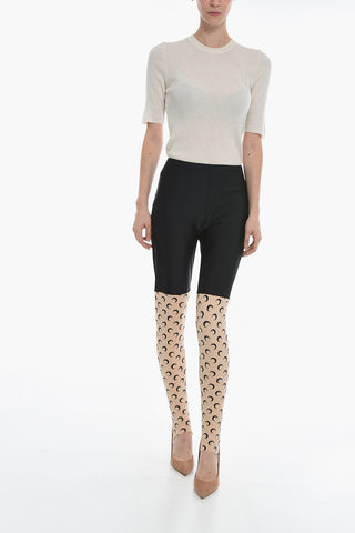 Moon Print Double Tone Leggings