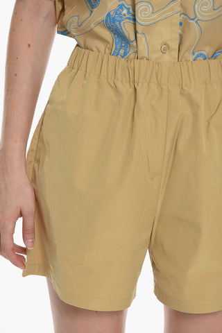 Solid-Color Shorts MAREN with Elastic Waist