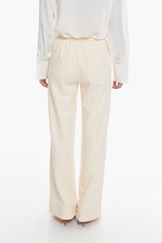Flared Sweat Pants with Drawstring Waist
