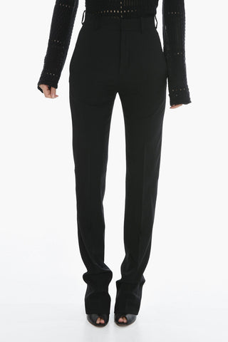 Pantaloni Regular Fit LAURENCE con Passanti e Tasca ad Aletta