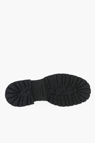 Scarpe Derby BIKER in Pelle Spazzolata