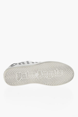 Lived-in Leather SPRAYPRINT Sneakers with Glitter Detail