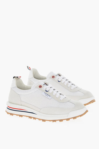 Sneakers Tech Runner con Dettagli in Suede