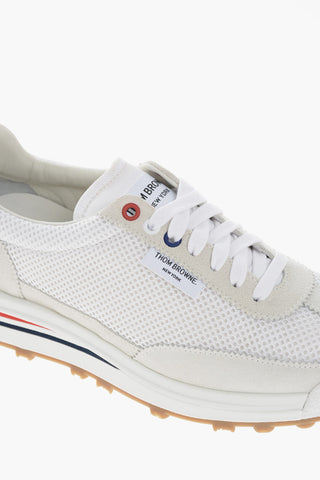 Sneakers Tech Runner con Dettagli in Suede