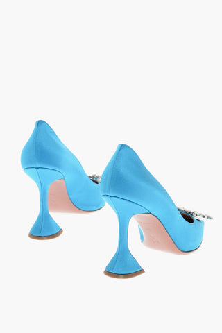 Jewel Buckle BEGUM Satin Pumps 10cm
