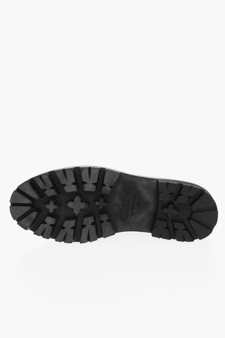 Leather MARGARET Brogue Loafers with Fringes