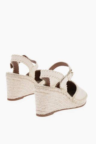 Espadrillas in Pelle LUCINDA con Zeppa 9cm