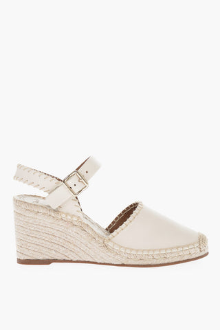 Espadrillas in Pelle LUCINDA con Zeppa 9cm