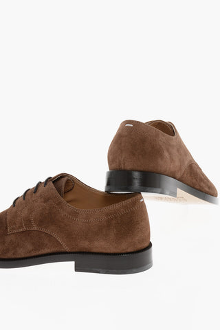 M22 Tabi Toe Suede Derby Shoes
