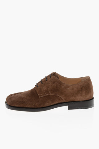 M22 Tabi Toe Suede Derby Shoes