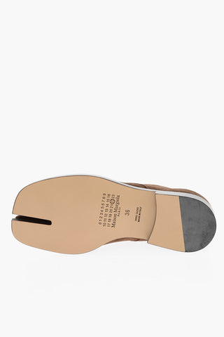 M22 Tabi Toe Suede Derby Shoes