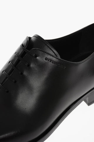 Metal Toe Lace-on Leather Okford Shoes