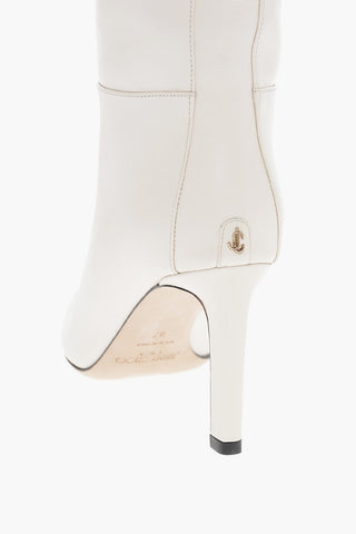Stivali Stretch al Ginocchio in Pelle KARTER con Tacco a Spillo 8,5cm