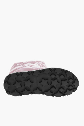 Nylon Padded Booties with Contrasting Rubber Sole