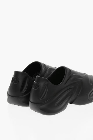 Sneakers Slip on TOY in Gomma con Logo in Rilievo