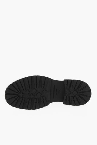 Scarpe Derby in Pelle con Punta Borchiata