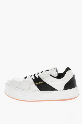 Two-tone Leather UNIVERSITY Low-top Sneakers