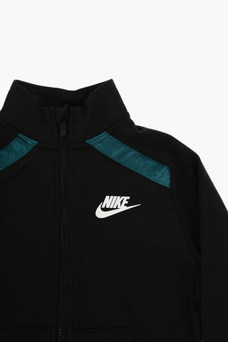 Sweatshirt and Joggers Set with Contrasting Logo Tape Bands