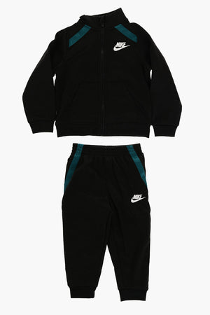 Set aus Sweatshirt und Joggers mit kontrastierenden Logobändern