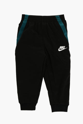 Set Felpa E joggers con Bande Logate  Contrasto