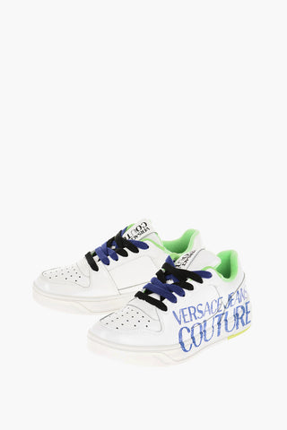 JEANS COUTURE Patent Leather Sneakers STARLIGHT with Printed Logo