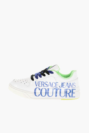 JEANS COUTURE Patent Leather Sneakers STARLIGHT with Printed Logo