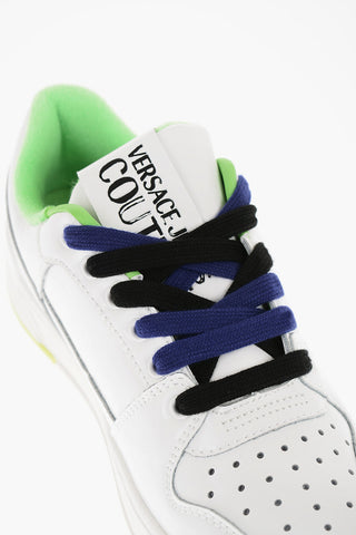 JEANS COUTURE Patent Leather Sneakers STARLIGHT with Printed Logo