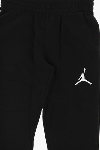 AIR JORDAN Fleeced Cotton Hoodie and Joggers Set with Printed Logo