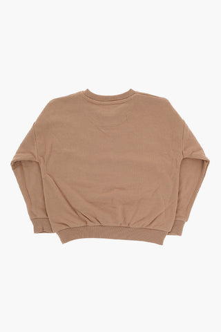 Set aus Rundhals-Sweatshirt und Joggers aus gebürsteter Baumwolle