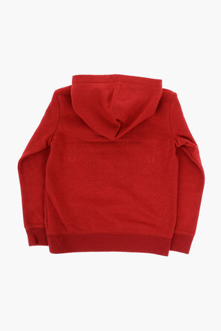 AIR JORDAN Fleeced Cotton Hoodie and Joggers Set with Printed Logo