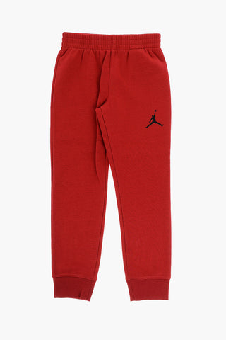 AIR JORDAN Fleeced Cotton Hoodie and Joggers Set with Printed Logo